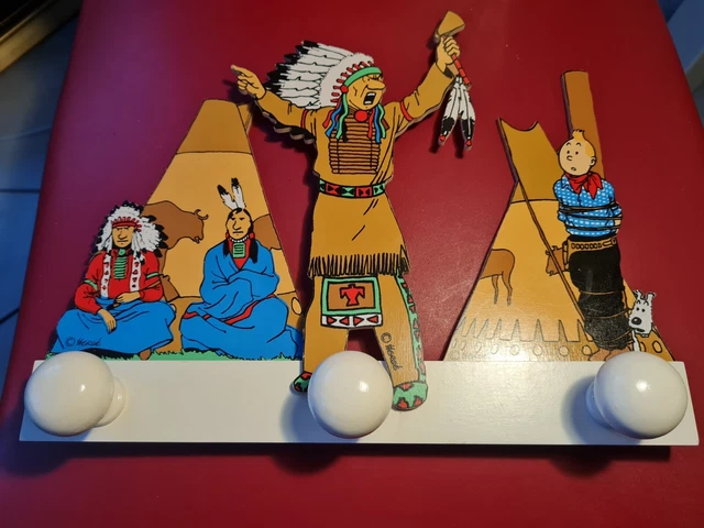 Porte-manteau Tintin Par Trousselier – Bois, édition 1993