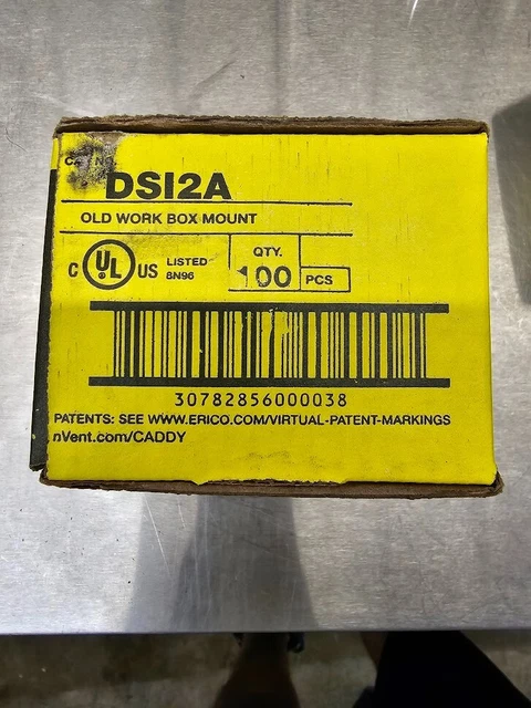 QTY (100) nVent Caddy DSI2A Old Work Box Mount Support Straps for Drywall - NEW