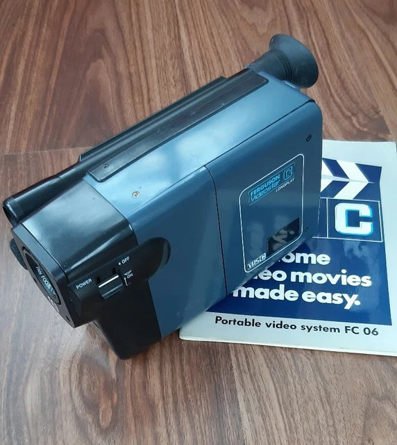 Ferguson Videostar Vintage Retro Recorder Camcorder VHSC FC06 JAPAN RARE