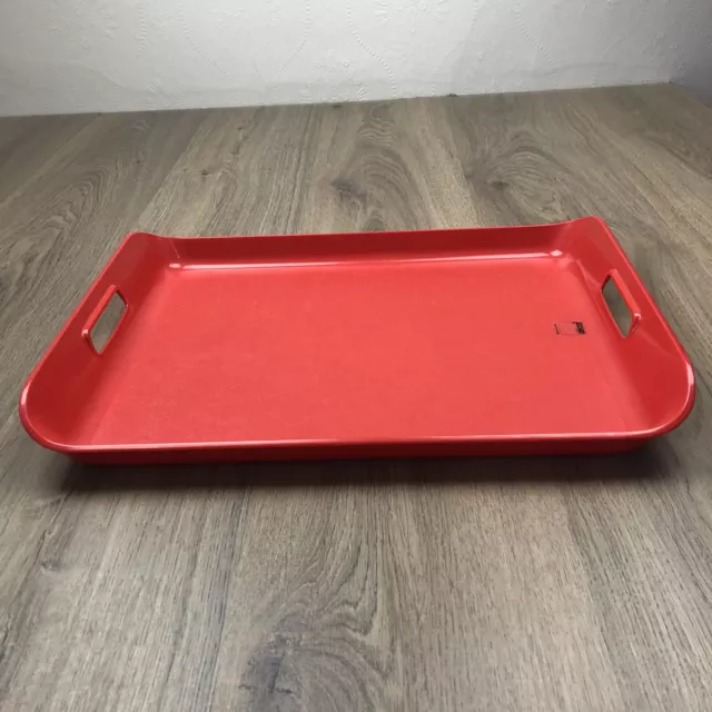 Decor Australia Vintage Tray Drinks Tray Retro Red 70s 80s Melamine