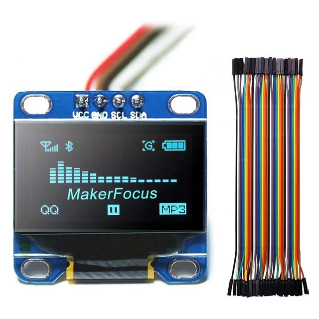 Display OLED I2C 0,96 pollici modulo LCD LCD seriale IIC 128 64 per con 407863