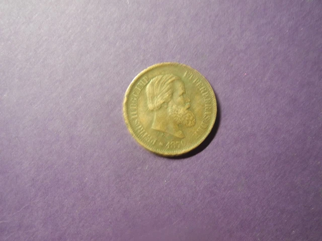 Bra8185  - Brazil - 20 Reis  - 1870