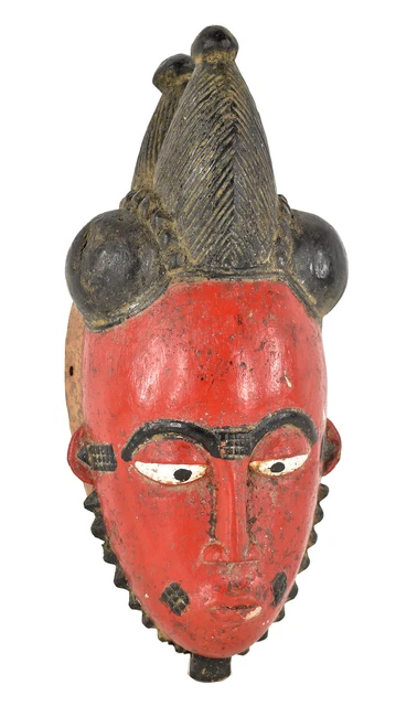 Yaure Baule Portrait Mask Ivory Coast African Art