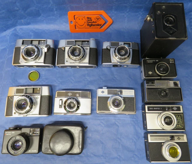 Agfa Optima Kamera LOT – Photographica Sammelsurium