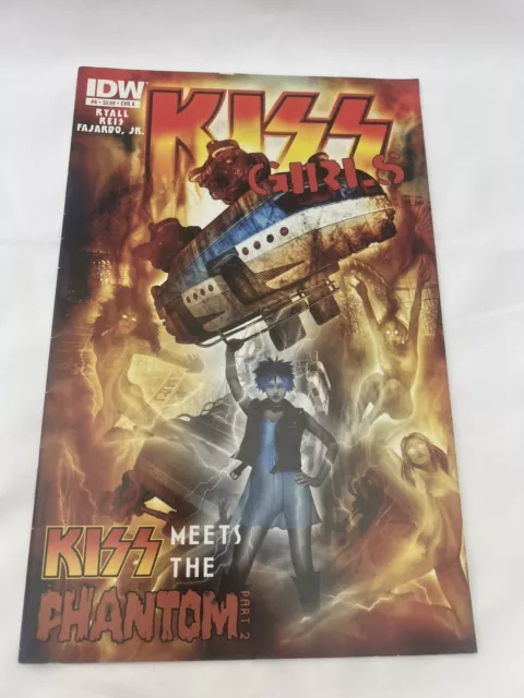 Kiss #4 Variant Cover B Idw 2012 New Near Mint