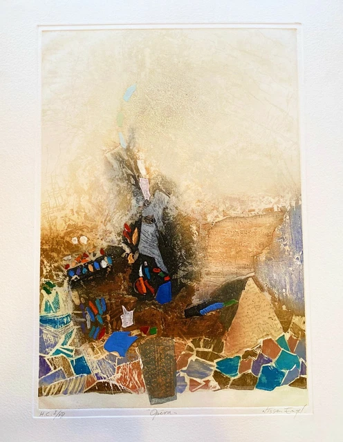Nissan Engel- (Israeli) " Opera" Hand-signed & Numbered Etching Nissan Engel- (Israeli) " Opera" Hand-signed & Numbered Etching