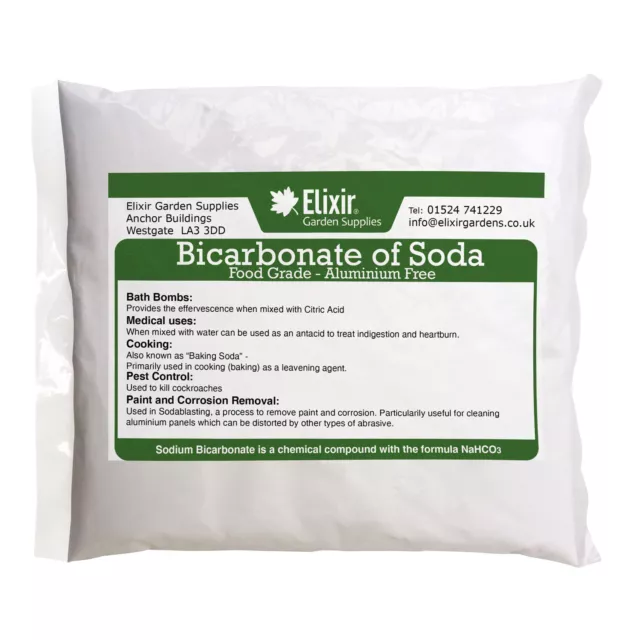 Baking Soda | 250g 500g 1Kg 1.5Kg 2Kg 5Kg 10Kg 25Kg | Best Grade |  Bath Bombs