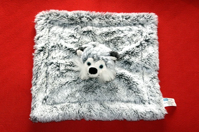 Han Doudou Chien Husky Plat Gris Noir Chine Neuf Jamais Servi Jamais Lave