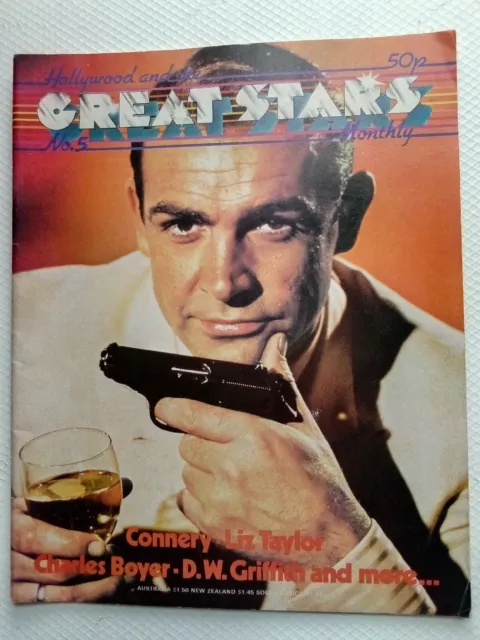 Hollywood Great Stars Monthly #5(1975).Vintage Film magazine.Very Good.Free Post