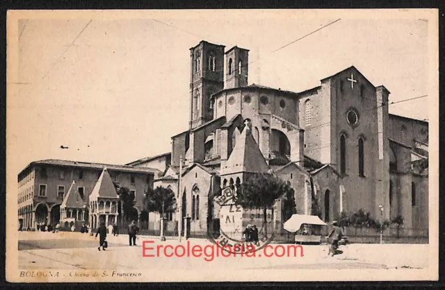 ae1978 - CARTOLINA  D'EPOCA - Bologna Città - Chiesa di S. Francesco