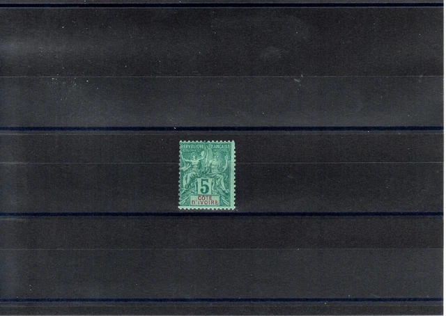 Timbre Cote Ivoire France Colonie 1892 N°4 Neuf* Mh