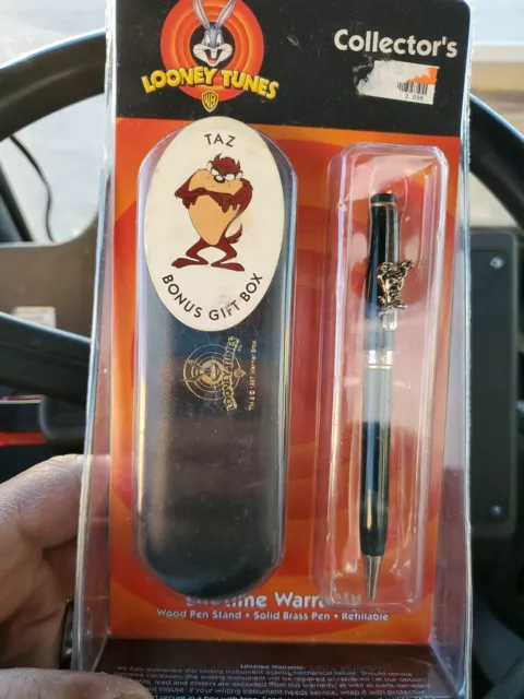 Tasmanian Devil Collectors Solid Brass Pen Looney Tunes 1997