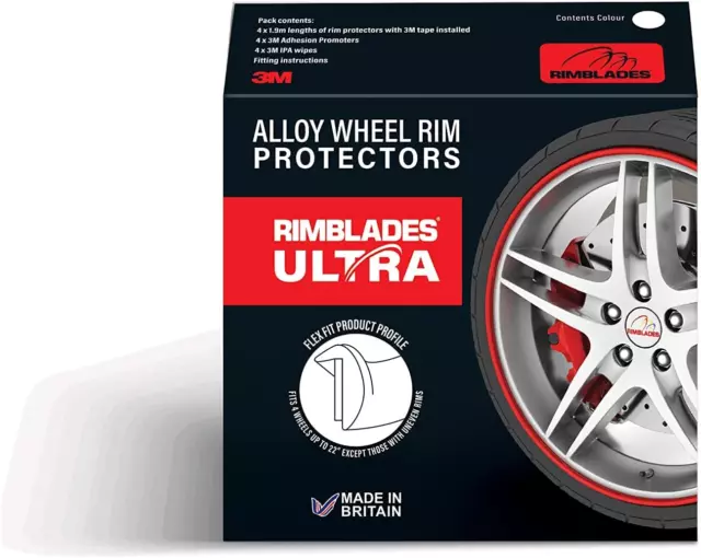 Rimblades Ultra Alloy Rim Protectors - DELUXE KIT 10 Colours Available Blue