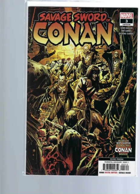 Savage Sword Of Conan  3 2Nd Print  Variant - 2019  Series  -    Marvel Comics