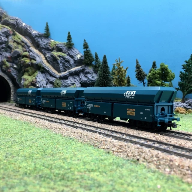 Coffret De 3 Wagons Trémie SNCF REE NW269 Échelle N (1/160) | Ex-SIMOTRA Époque V