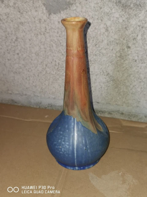 Vase en grès 1920 art déco Metenier Gannat