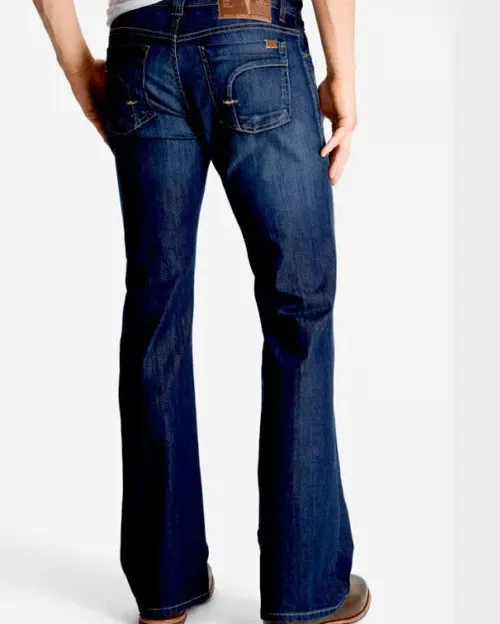 Vtg Fidelity Denim Charger Calvary Distressed Blue Jeans Size 32 Made N Usa