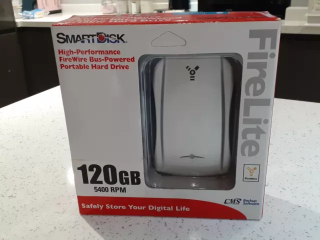 SmartDisk FireLite FWFL60 120 GB 2,5 Zoll FireWire externe Festplatte FWFL120