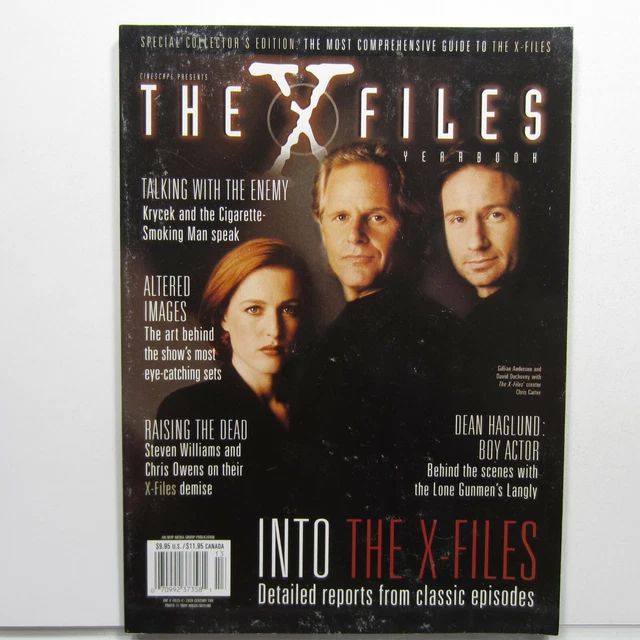 The X Files Yearbook Magazine Vol 5 No 9 Fox Mulder Dana Scully Aliens Paranorma