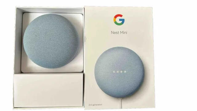 Google Nest Mini (2nd Generation) - Sky 