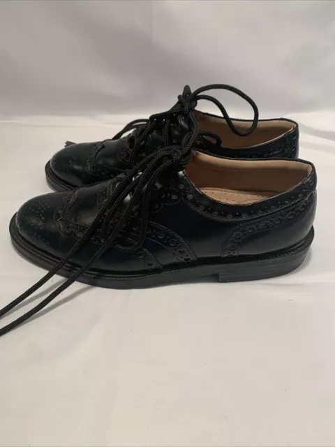 GAELIC THEMES PIPER Ghillie Brogues Black Leather Tassel Dress Shoes ...