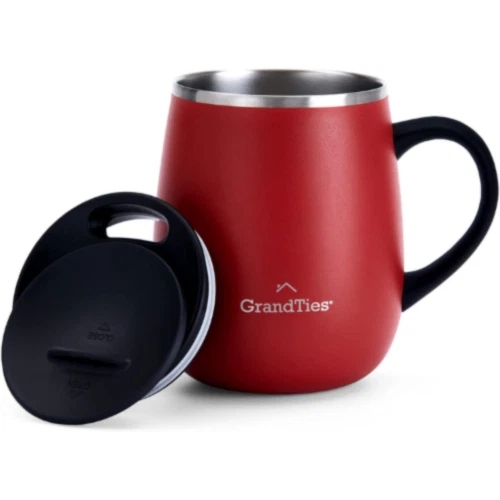 Grandties 16-oz Insulated Coffee Mug - Cranberry