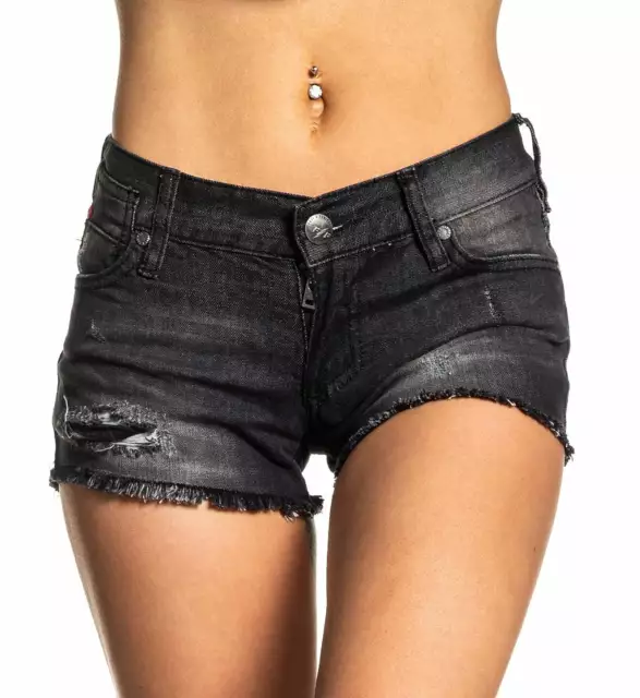 Sexy Women's Micro Denim Jean Shorts Ultra Low Rise Club Short