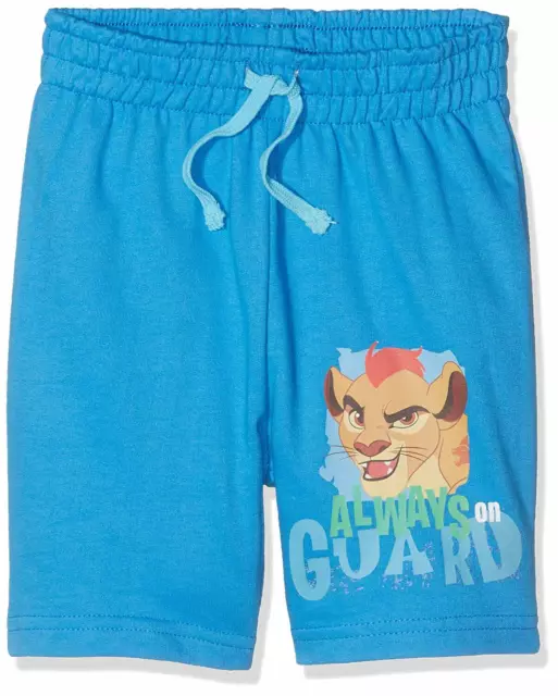 Disney Boys' Blue Jersey Cotton Shorts Lion Guard Size 4 years