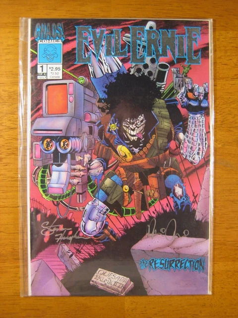 Evil Ernie: The Resurrection #1 *2X Signed: Steven Hughes & Brian Pulido!* Coa!