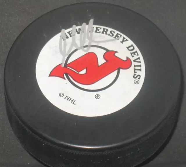 Martin Brodeur Signed Autograph JSA NHL Logo Puck New Jersey Devils Auto