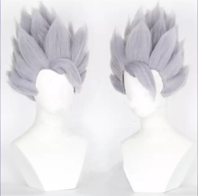 Dragon Ball Super Saiyan Son Gohan Goku Cosplay Hair Wig Short Men Prop Party