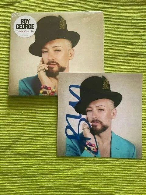 Boy George (Culture Club) ""This is what I do"" CD + signierte Kunstkarte