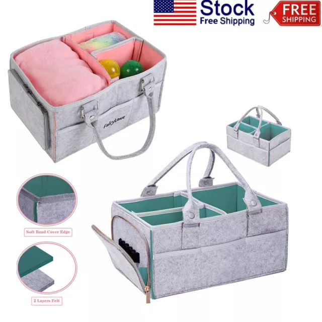 Baby Diaper Caddy Bag Box Organizer Nursery Toy Storage Bin Bag Handbag Holder