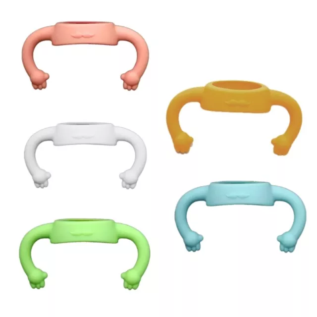 Baby Bottle Handle Silicone Baby Bottle Holder with Easy Grip Handles Durable