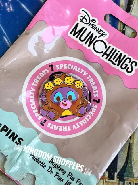 2023 Disney Parks Munchlings 2 Fruity Finds Jungle Book King Louie Bread Pin