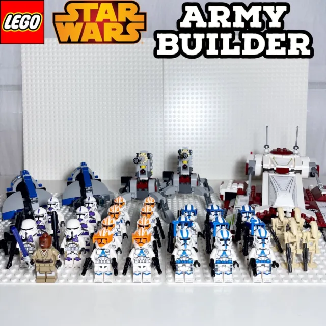 New Huge Clone Trooper Army Lego Star Wars Minifigure Lot 332nd Ahsoka 501st 187 260 00 Picclick