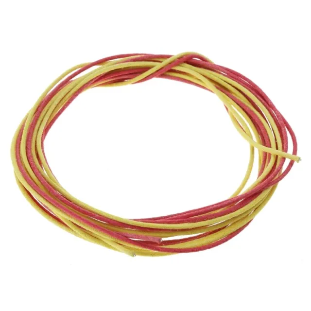 3m 10 Feet (2-Red/2-Yellow) Gavitt Cloth-covered Pre-tinned Stranded Guitar Wire