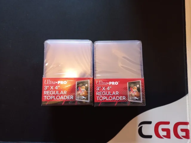 CGG Accessoires : 50x Toploaders 3x4 Ultrapro Regular Carte Magic Pokemon DBS