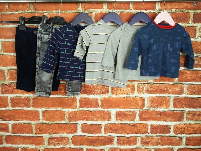 Baby Boy Bundle Aged 3-6 Months Gap Joules Etc Long Sleeve T-Shirt Jeans 68Cm