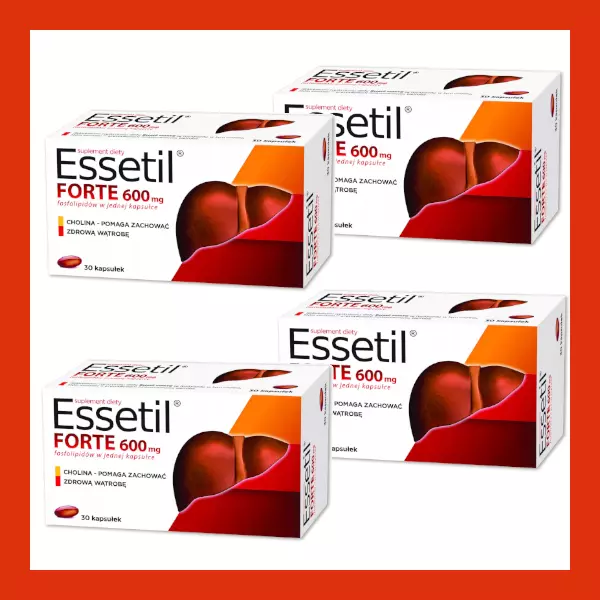 ESSETIL FORTE 600mg 60-240 Kapseln Leberschutz Lebergesundheit Phospholipide DHL