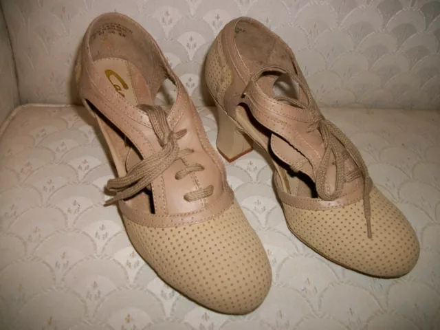 Ballroom Dance Shoes Capezio Marissa BR58 Caramel Practice Shoes 2.5" NIB