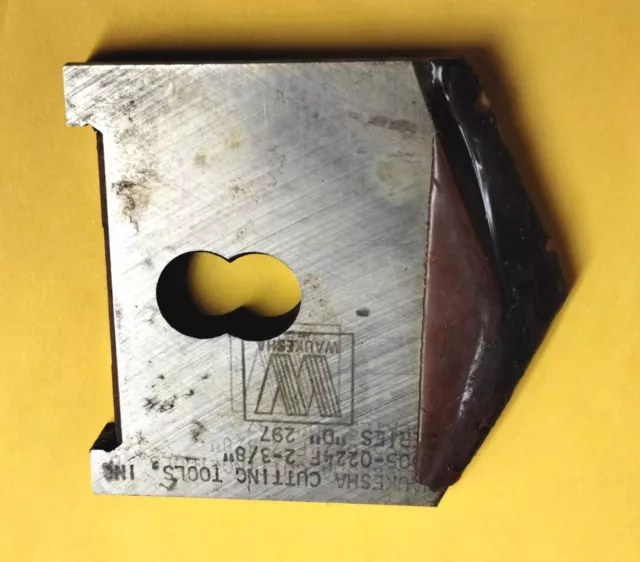 2-17/32 WCT 2.531 Waukesha Spade Drill Bit Blade Insert Tip 7/16 thick Series E