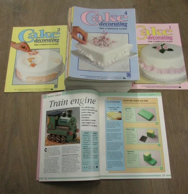 1 - 50 CAKE DECORATING - THE COMPLETE GUIDE by ORBIS * FREE UK POST * PAPERBACK