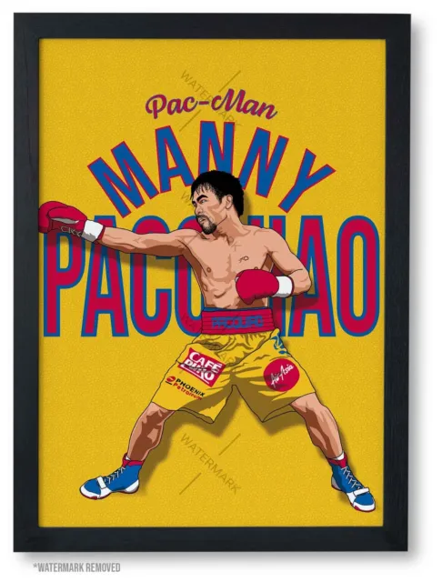 Manny Pacquiao Poster | Boxing Print, Gym/Bedroom Wall Art