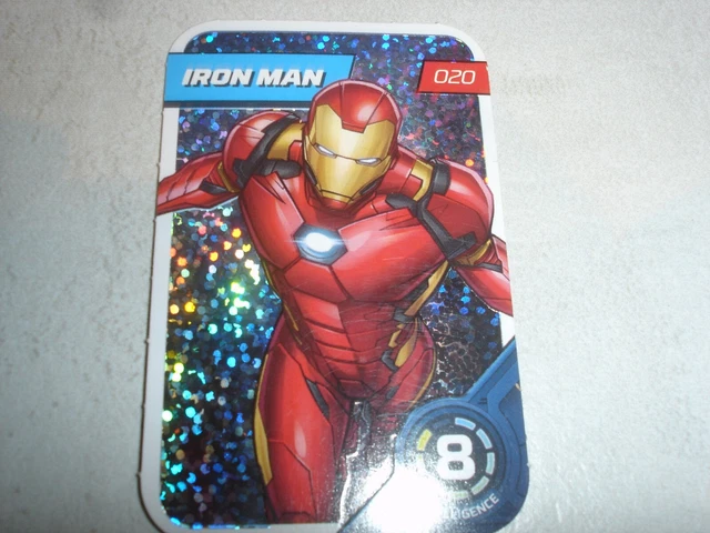 Carte Anniversaire Marvel Iron Man - Carte Brillante Avec Enveloppe - Super-Héros - Pour Garçon