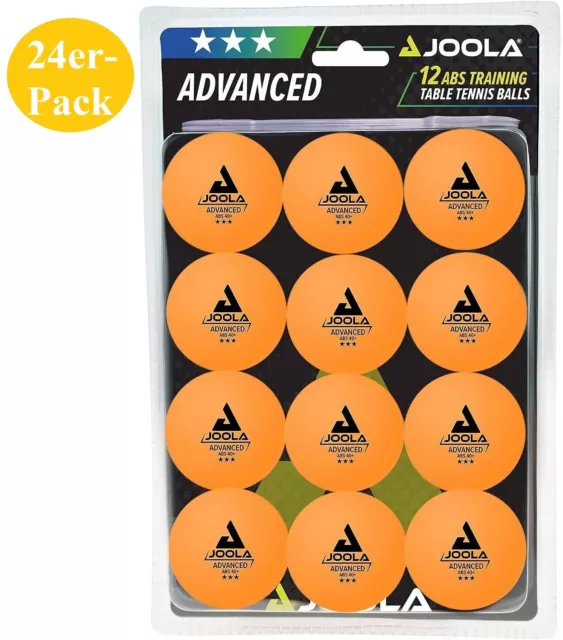 JOOLA® 24x Tischtennisbälle 40mm Training Tischtennis Bälle Ping Pong Freizeit