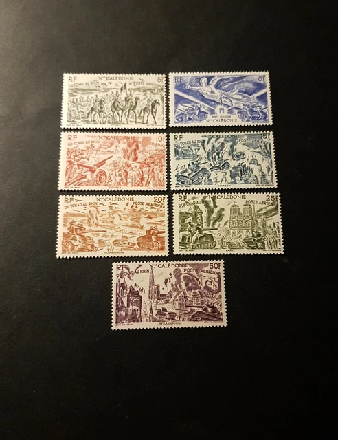 France Colonie Nouvelle Calédonie  Poste Aérienne Pa N°54/60 Neuf ** Luxe Mnh