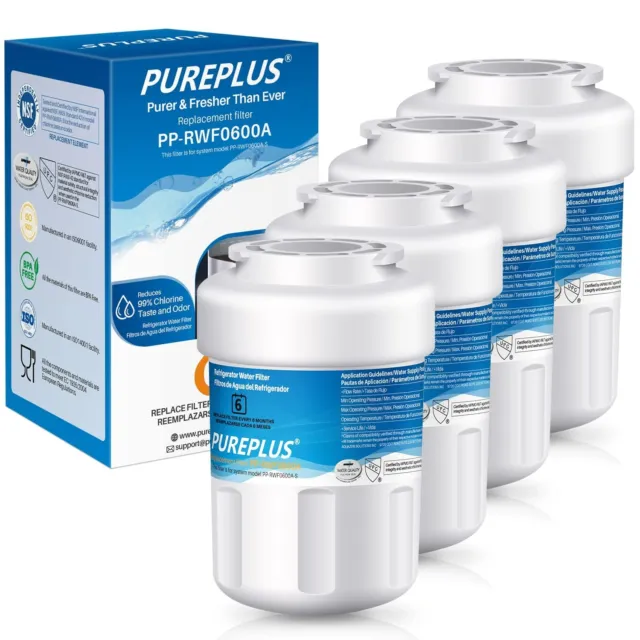 PUREPLUS MWF Water Filter Fit for GE SmartWater, HDX FMG-1, MWFP, MWFA, PL-100