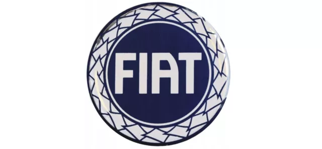 4x Fiat Adhesive Sticker Wheel Emblem  Gel Centre Cap Size 70mm