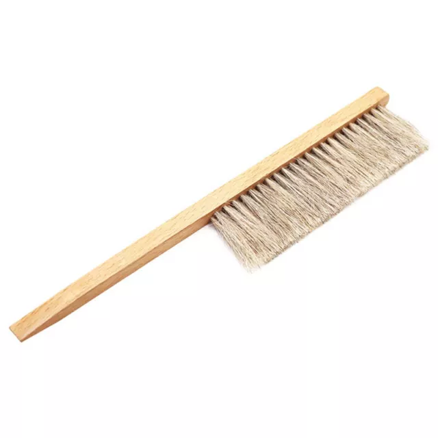 Wood Honey Brush Wasp bee Sweep Two Rows Of Horse Tail Hair Beekeeping .GUDEL